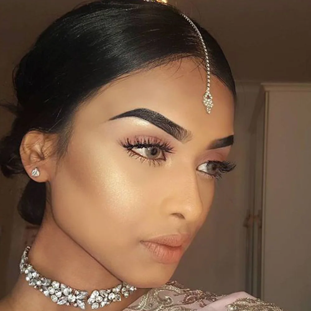 Women Accessories India - Stonefans геометрическая цепочка на лоб женские