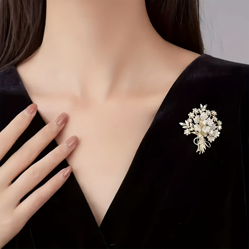 Women Accessories Bouquet - Элегантные броши «Древо жизни», бутоны-броши, роскошные