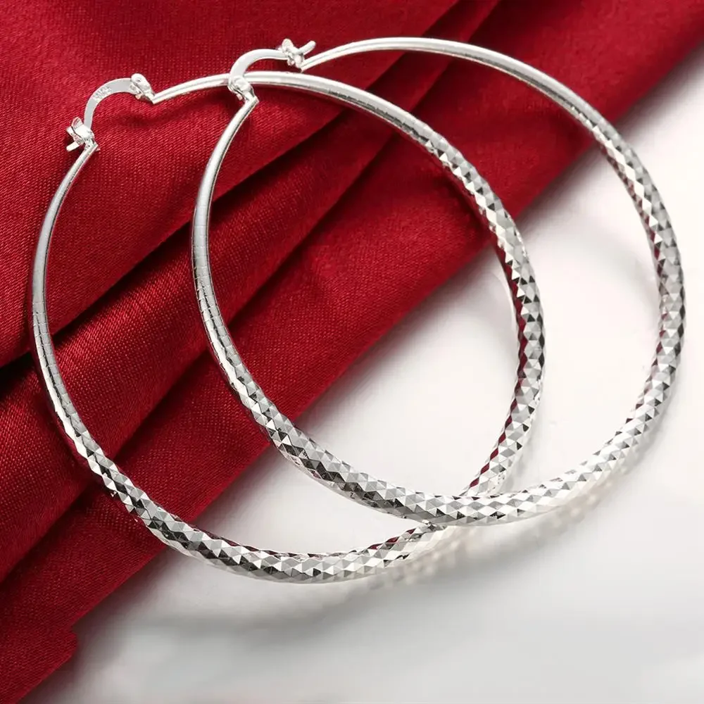 Statement Earrings Oversized - Горячая новинка: Серьги из стерлингового серебра