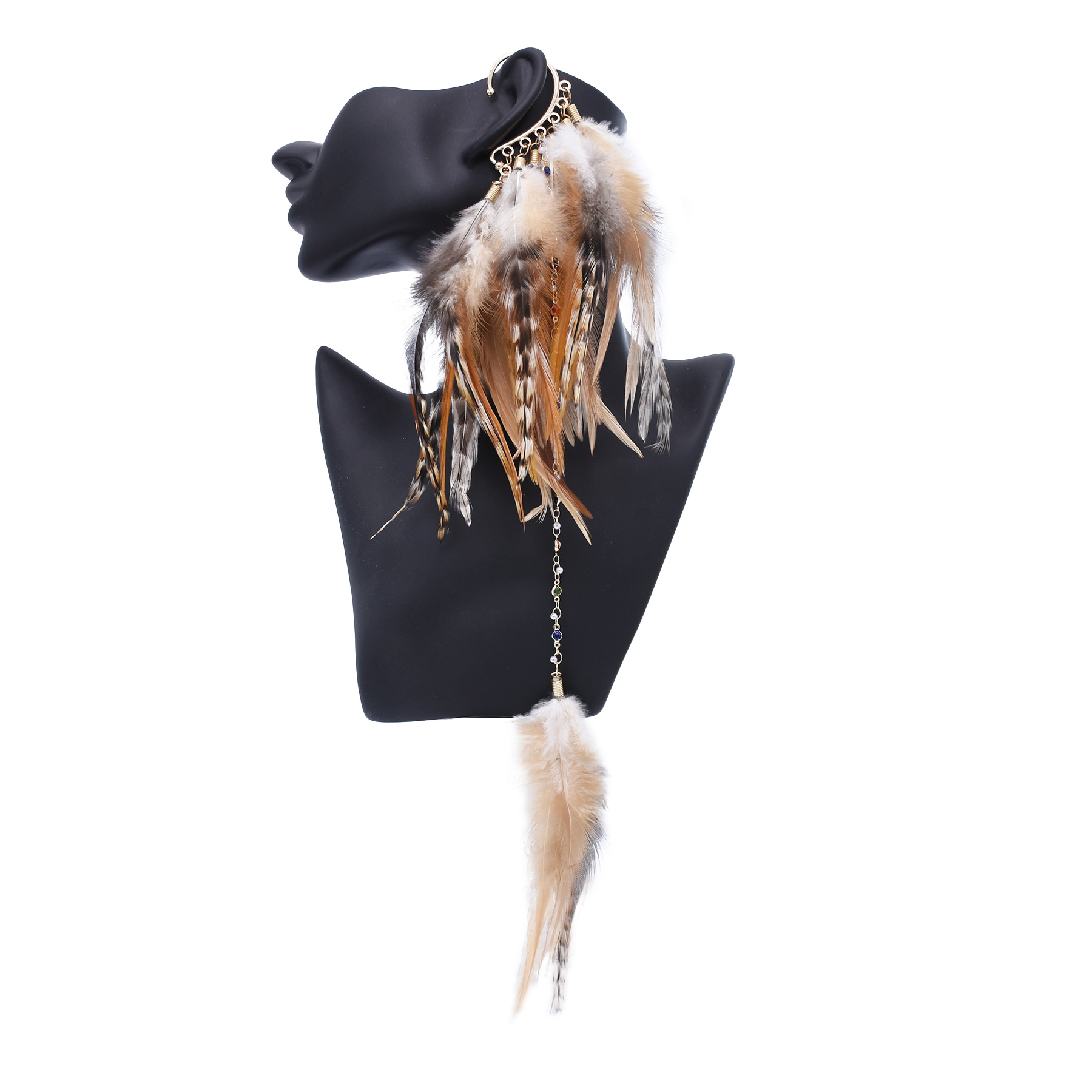 Women Accessories India - Богемные серьги-капли в этническом стиле без