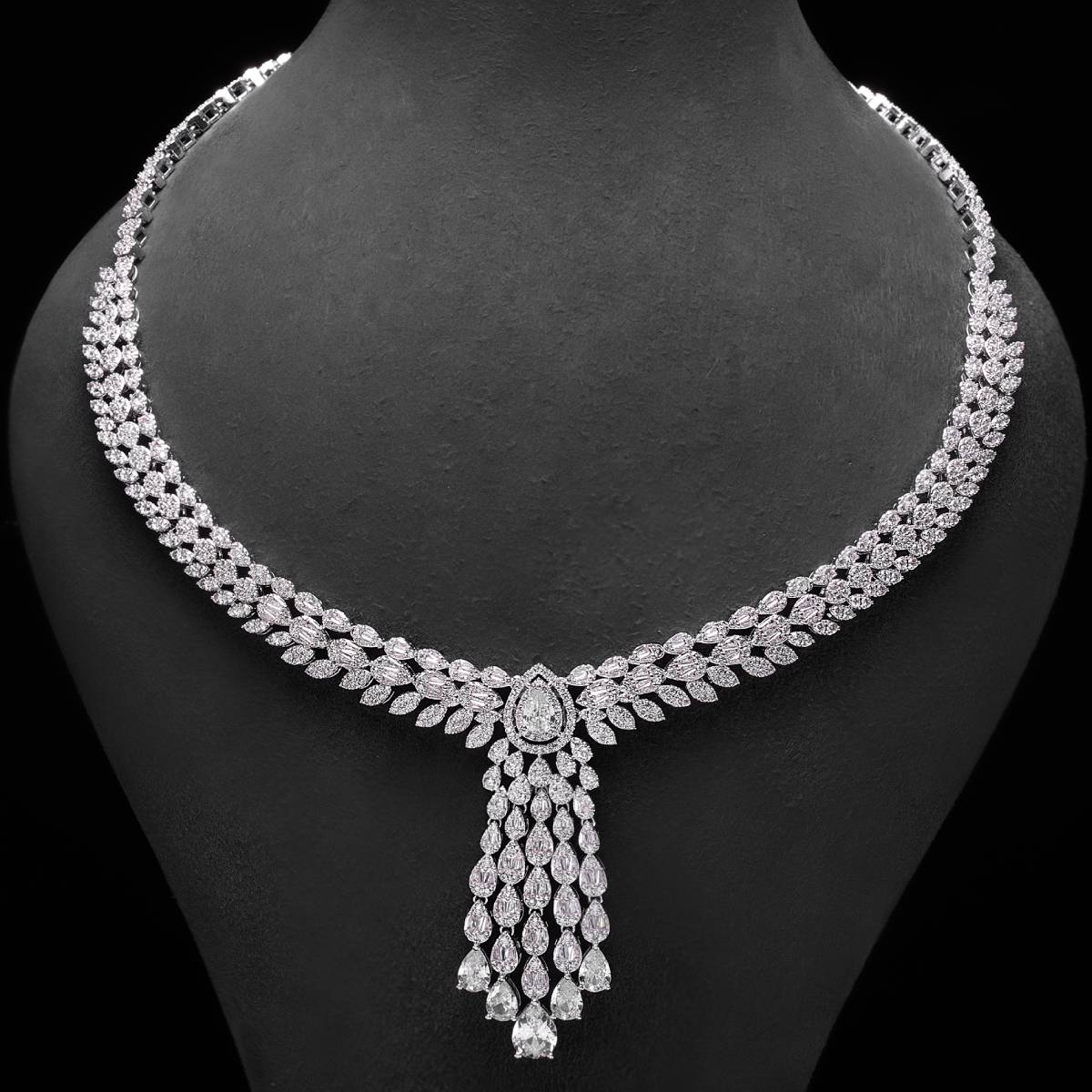 Women Accessories Uae - Набор свадебных украшений с эффектом искрящихся