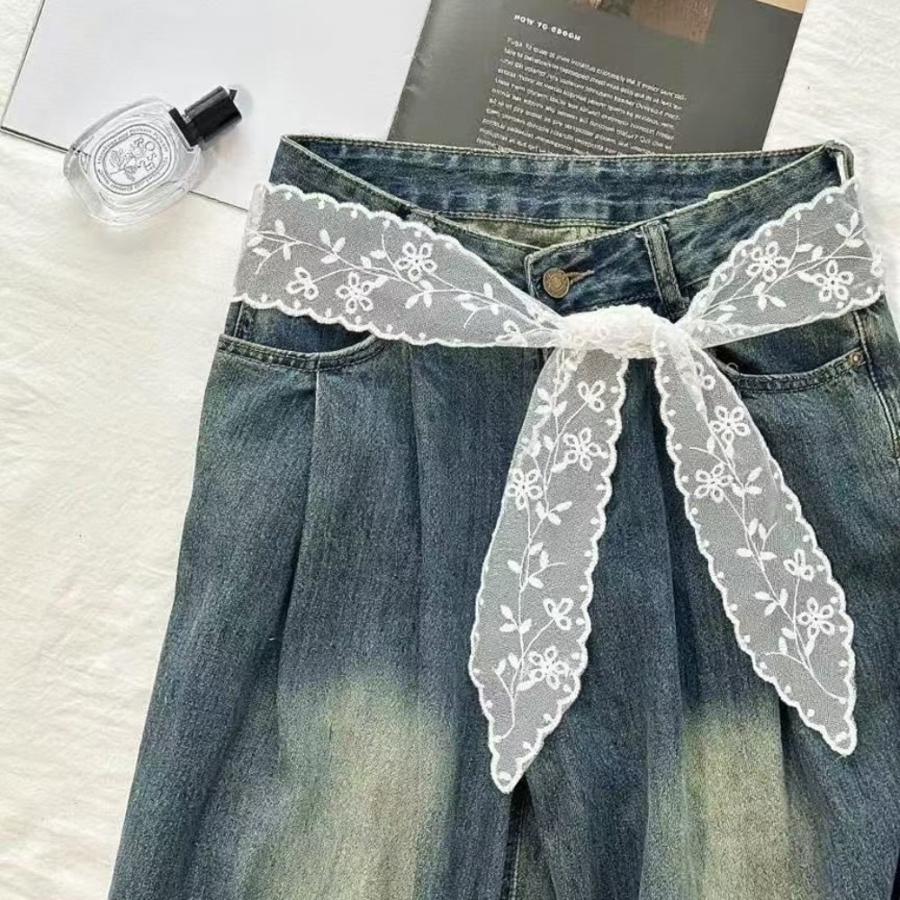 Women'S Accessories - Нежный белый кружевной пояс для женщин: