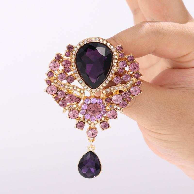 Women Accessories Bouquet - 1 шт. Свадебная брошь-подвеска в форме