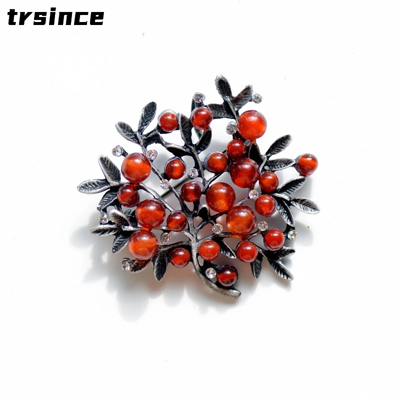 Women Accessories Bouquet - Женская Винтажная брошь в виде дерева,