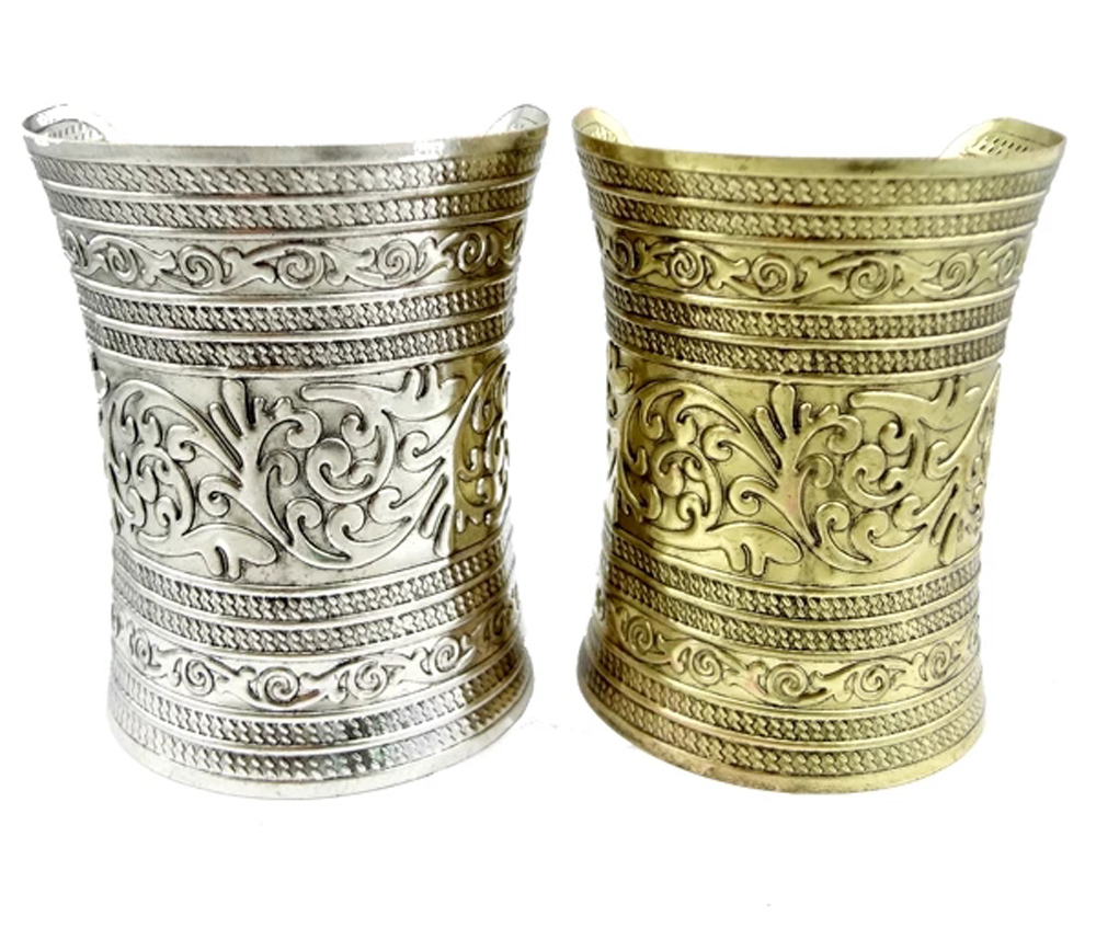 Women Accessories India - Винтажный широкий браслет-манжета из сплава для