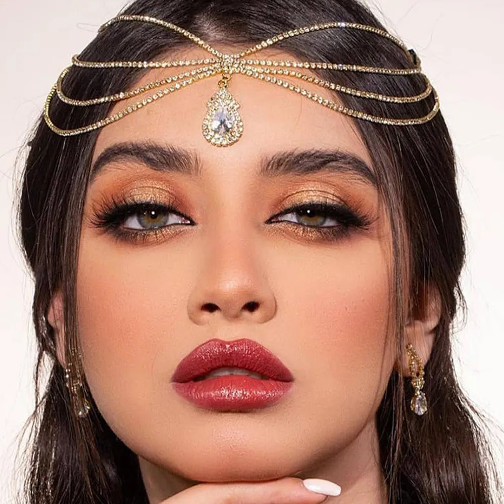 Women Accessories India - XSBODY Boho Свадебная цепочка на голову