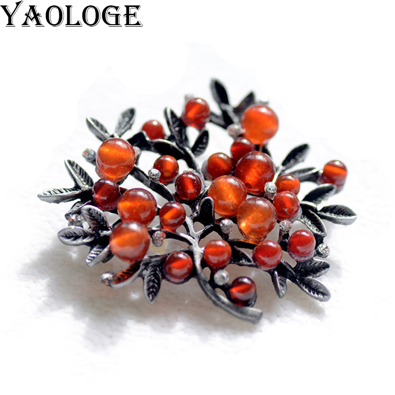 Women Accessories Bouquet - Новый натуральный камень, букет листьев растений,