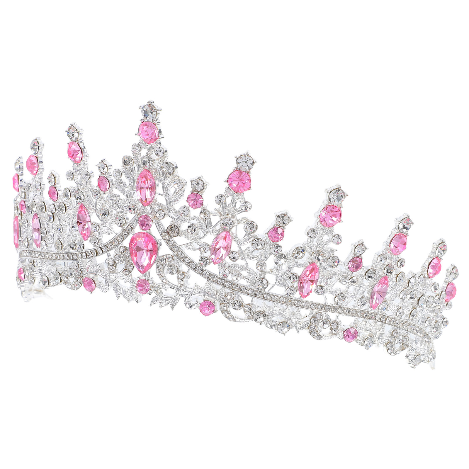 Women Accessories For Wedding - Корона с кристаллами для волос, элегантный