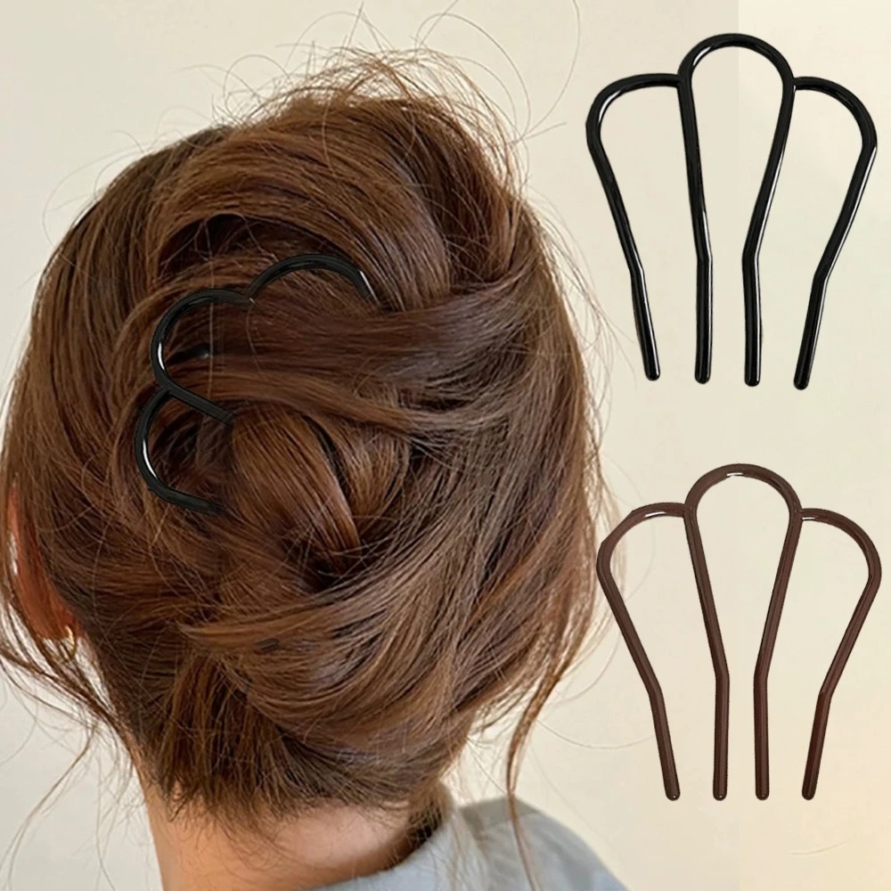 Women Accessories Trending - Элегантные мягкие акриловые U-образные заколки для