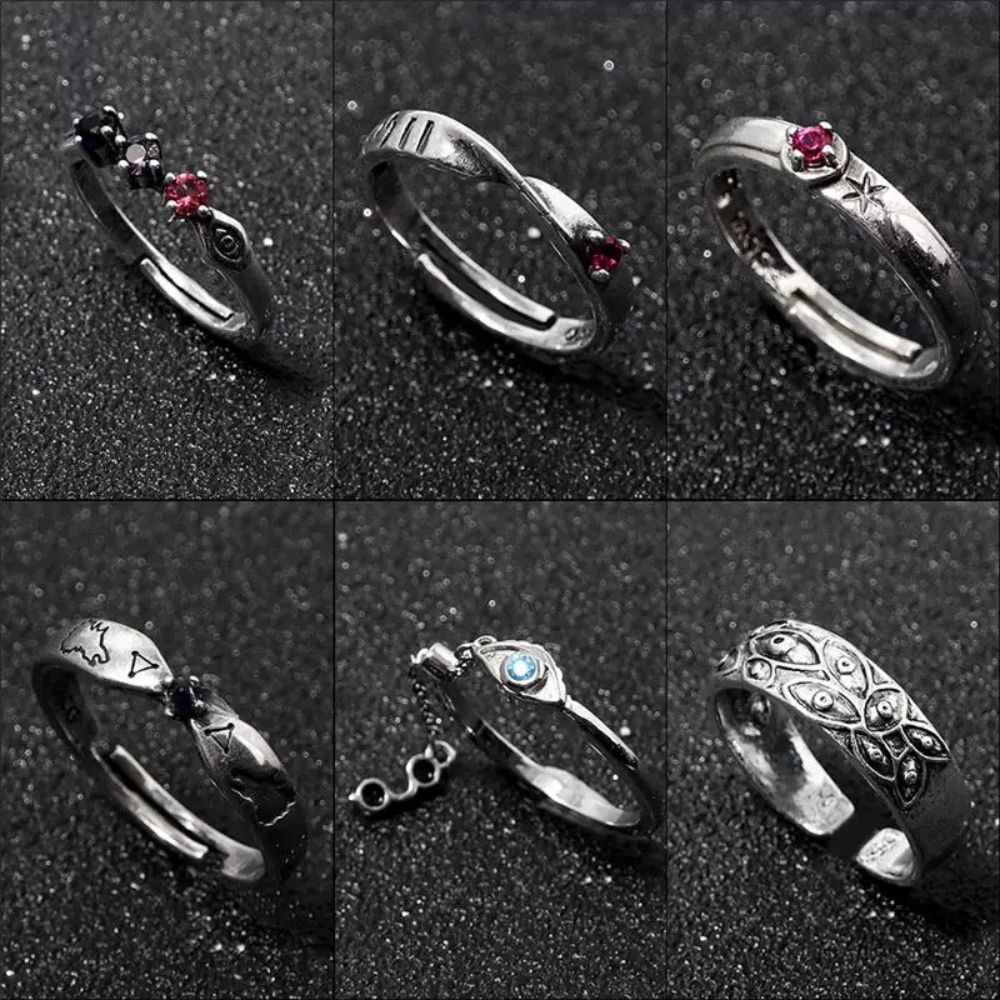 Кольца в стиле аниме JJK, коль – обзор и цена Women Accessories Gift Set