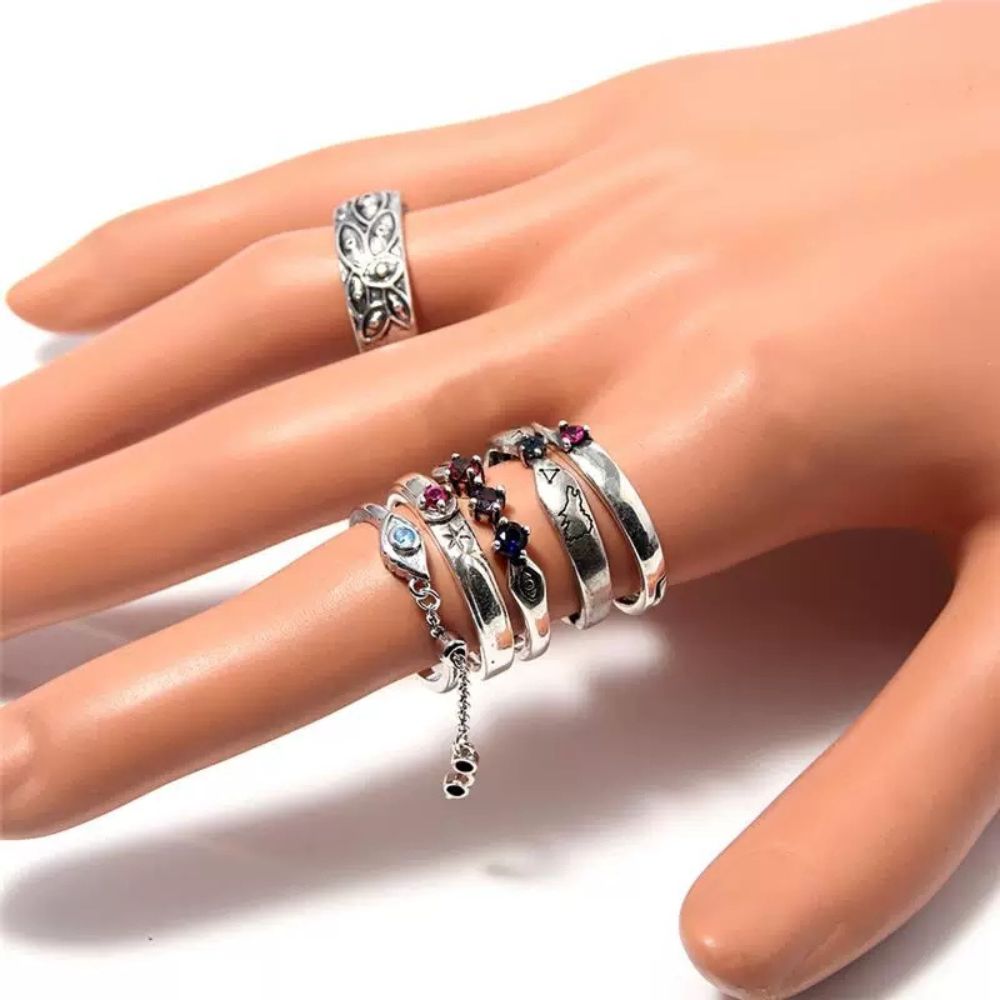 Кольца в стиле аниме JJK, коль – обзор и цена Women Accessories Gift Set