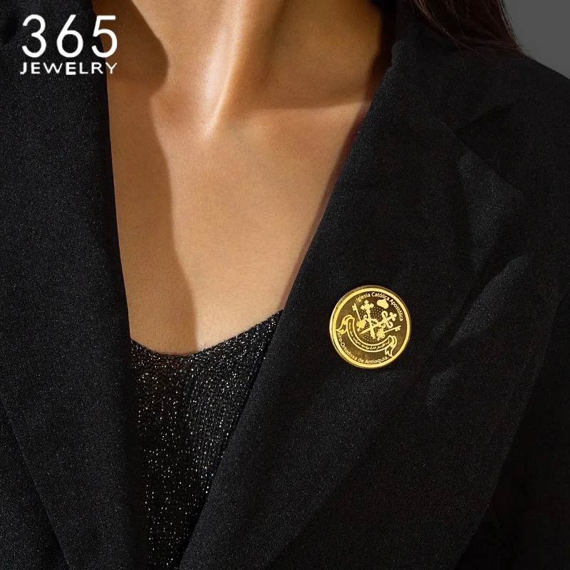 Персонализированная брошь-знач – обзор и цена Women Accessories Business Name