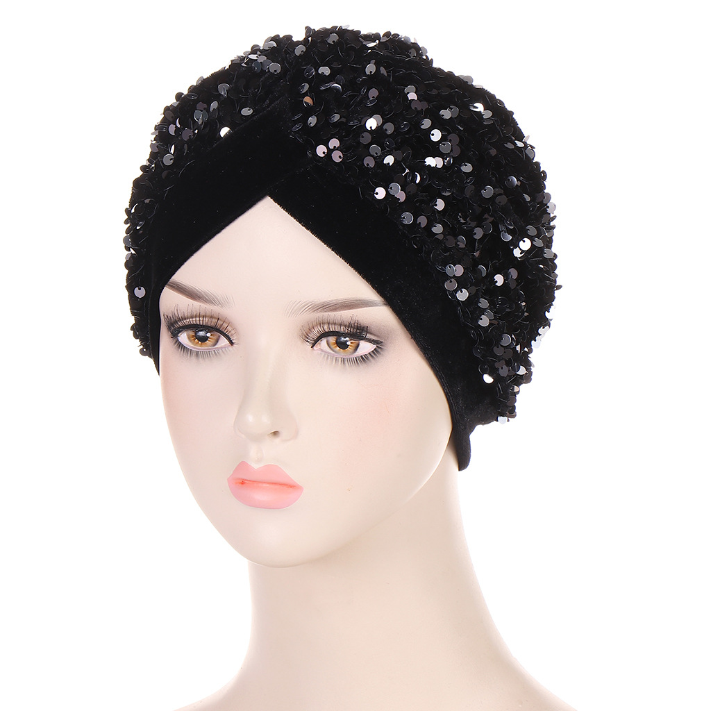 Бархатные шапки-тюрбаны с блес – обзор и цена Women Accessories India