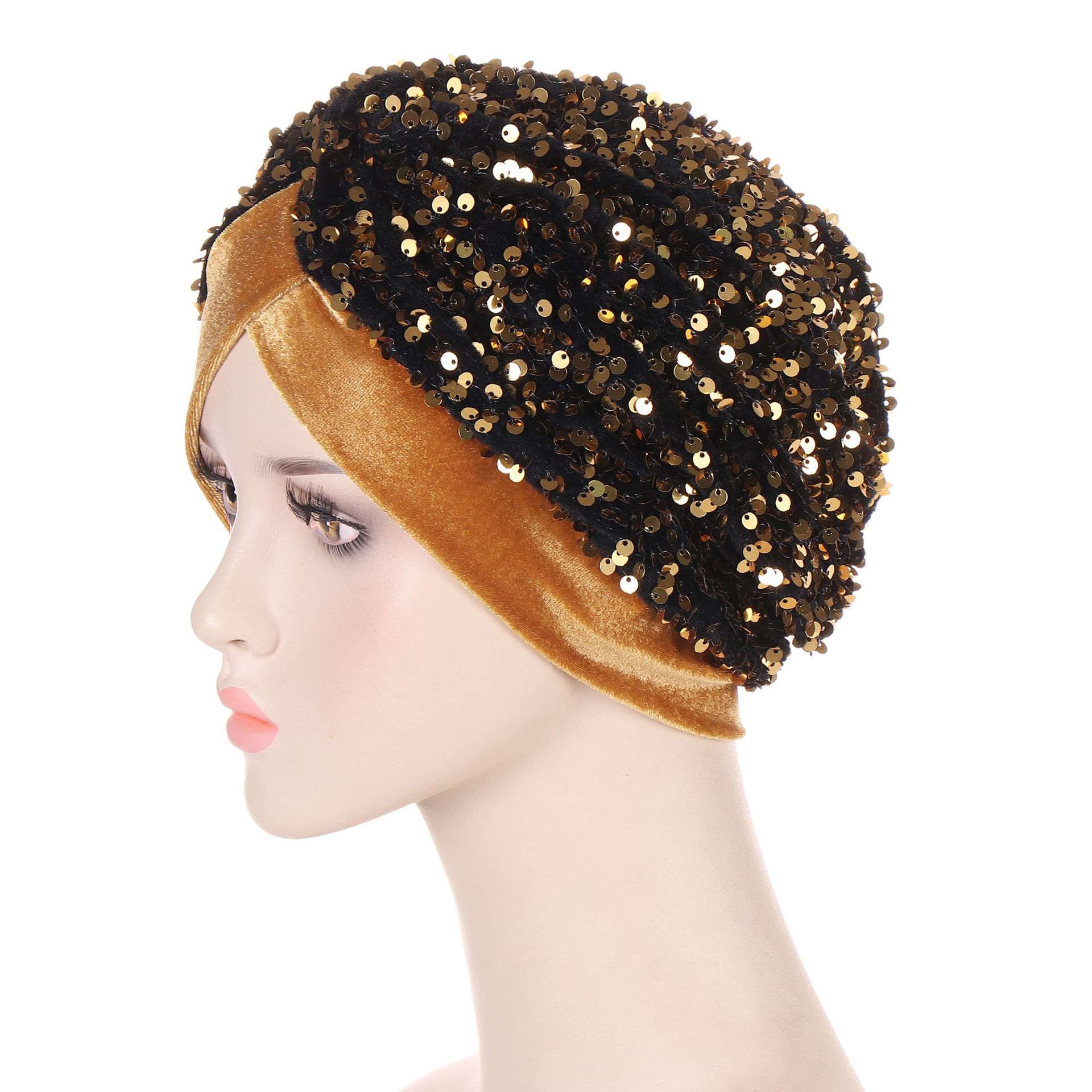Бархатные шапки-тюрбаны с блес – обзор и цена Women Accessories India