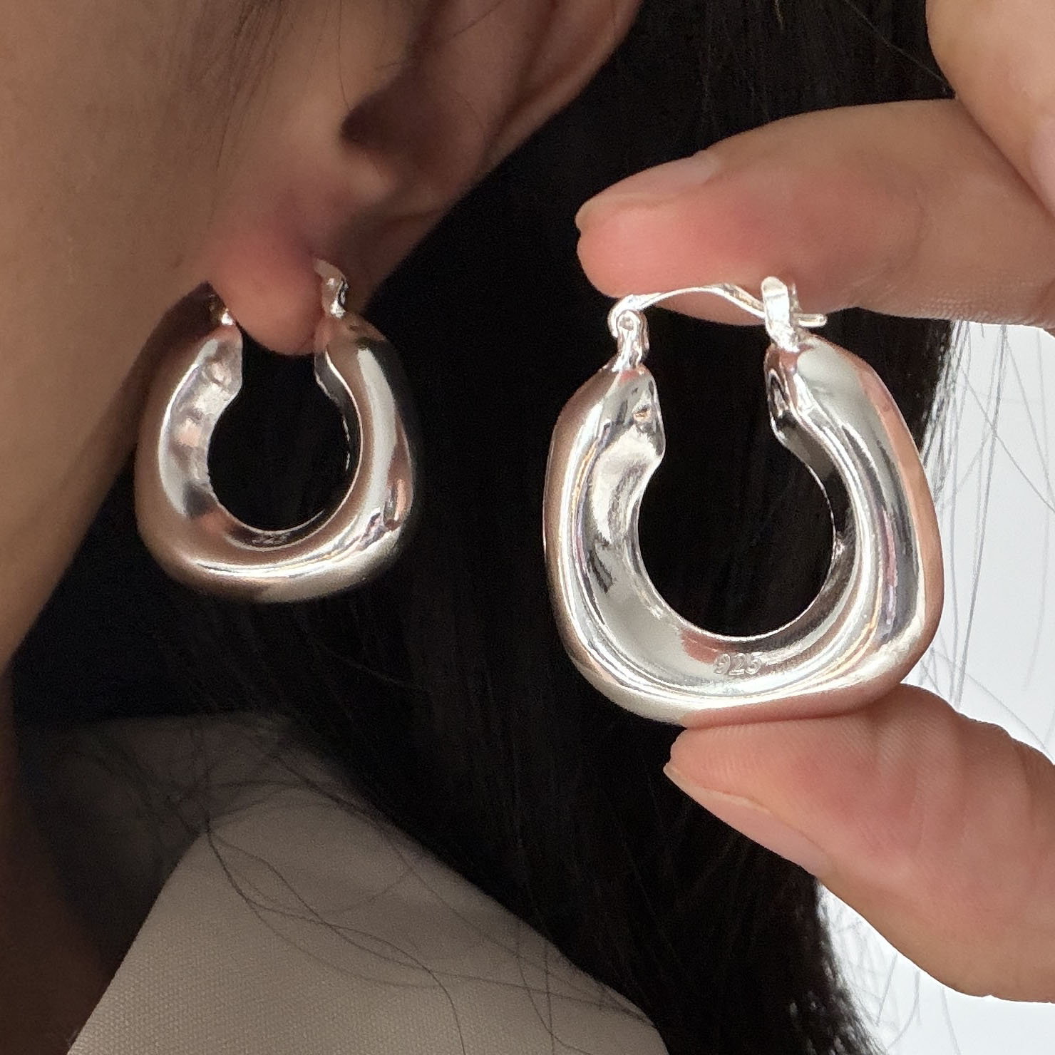 Винтажные серьги из стерлингов – обзор и цена Statement Earrings Oversized