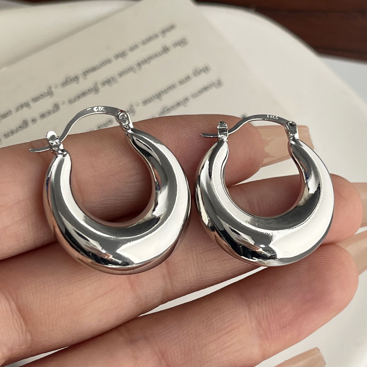 Винтажные серьги из стерлингов – обзор и цена Statement Earrings Oversized