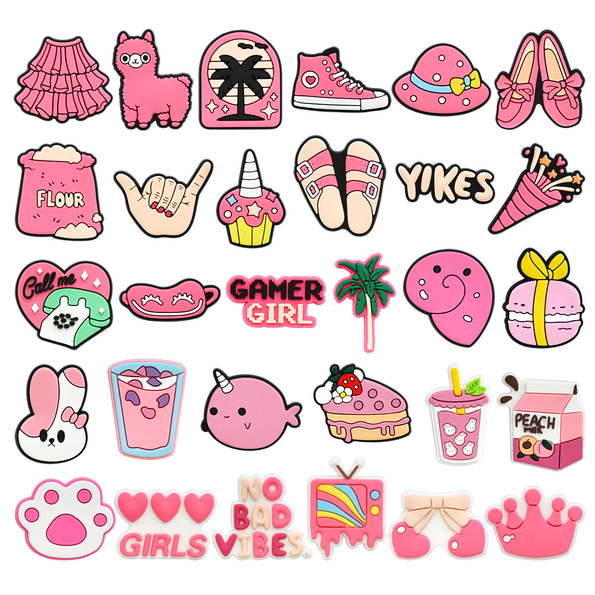 Cute Pink Shoe Charms Decorati – обзор и цена Women'S Accessories Crocs
