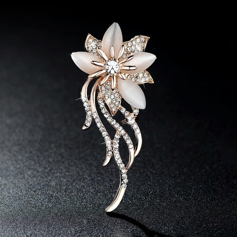 Винтажные броши с камнем кошач – обзор и цена Women Accessories Bouquet