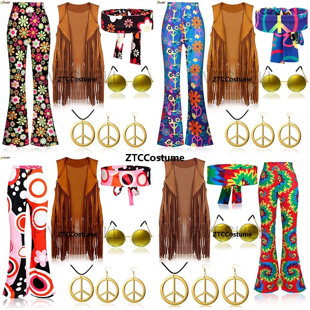 Костюм в стиле хиппи для женщи – обзор и цена Women'S Accessories In The 70S