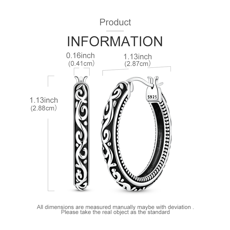 Женские серьги из стерлинговог – обзор и цена Statement Earrings Oversized