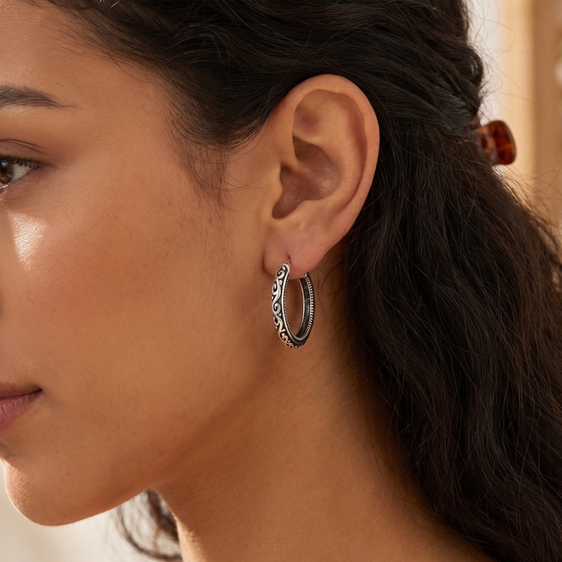 Женские серьги из стерлинговог – обзор и цена Statement Earrings Oversized