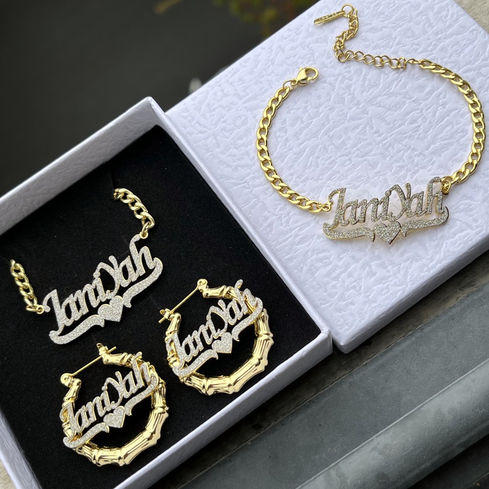 Комплект из кубинской цепи и б – обзор и цена Women Accessories Gift Set