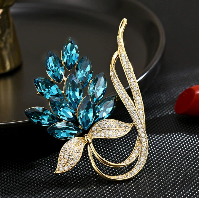 Модные броши-букеты со стразам – обзор и цена Women Accessories Bouquet