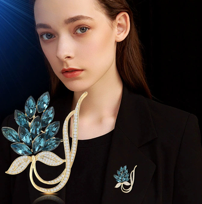 Модные броши-букеты со стразам – обзор и цена Women Accessories Bouquet