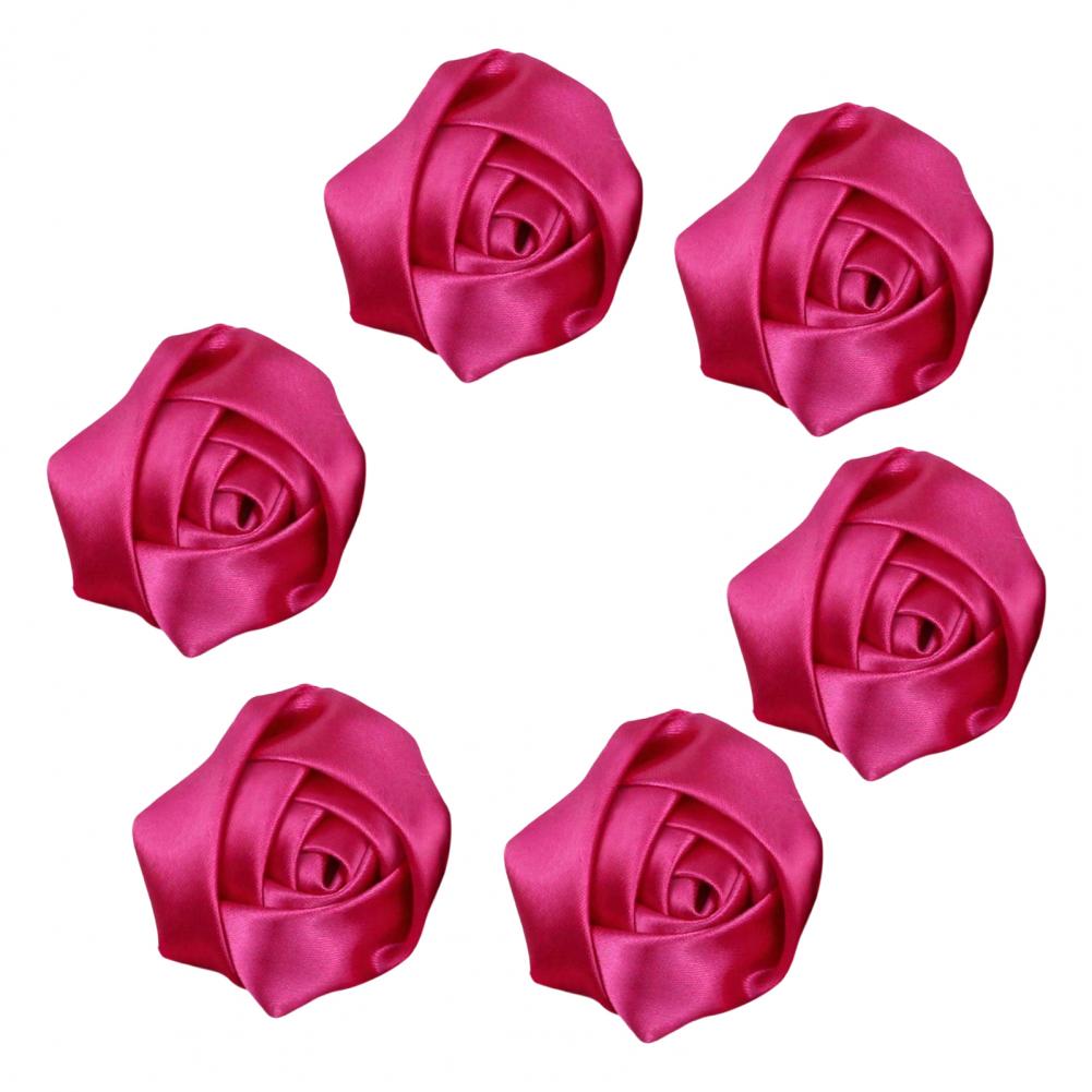 6 шт. атласных роз ручной рабо – обзор и цена Women Accessories Bouquet