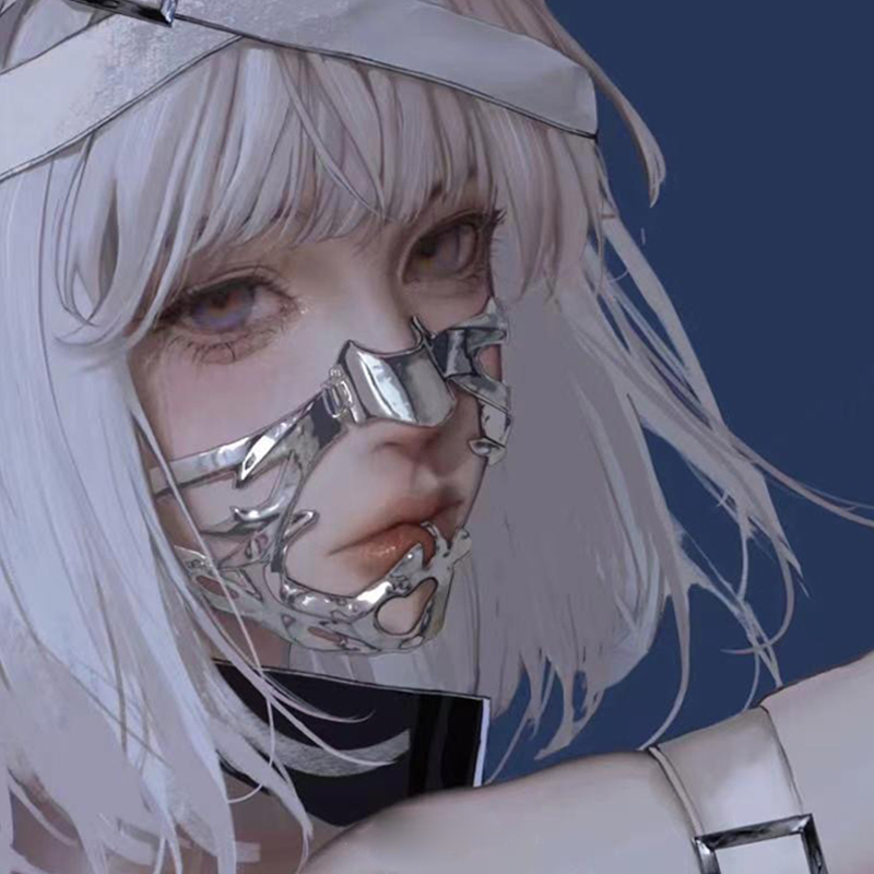 Козырек в стиле киберпанк 2025 – обзор и цена Women Accessories Chain