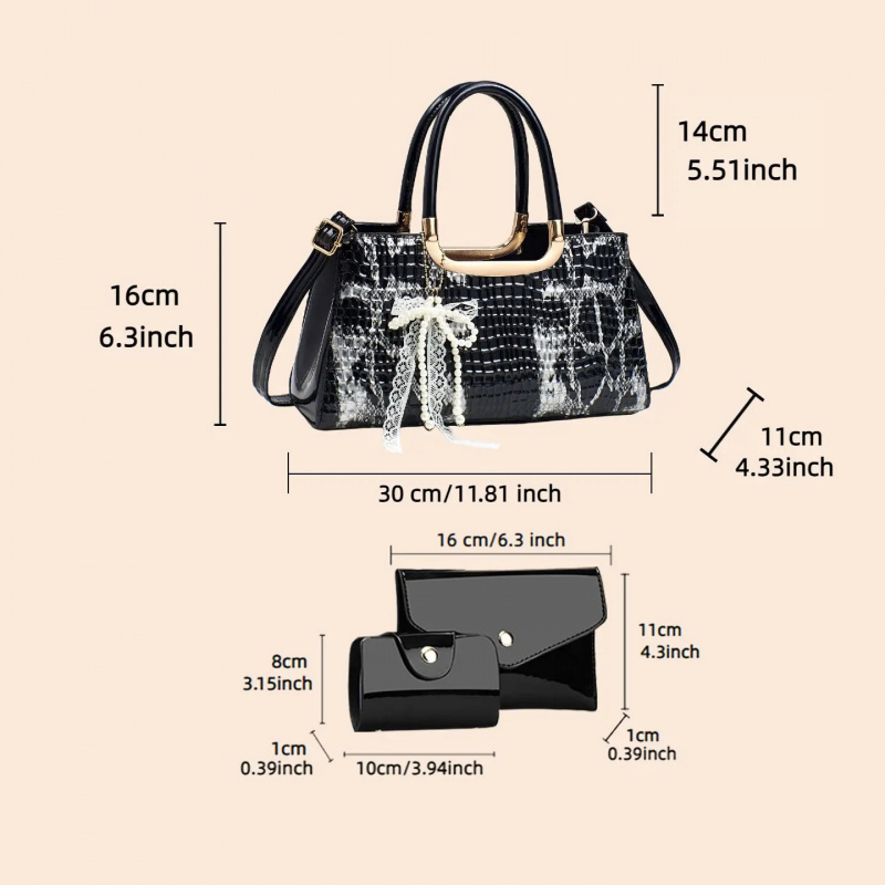 Набор женских сумок, вечерний  – обзор и цена Women Accessories Bag