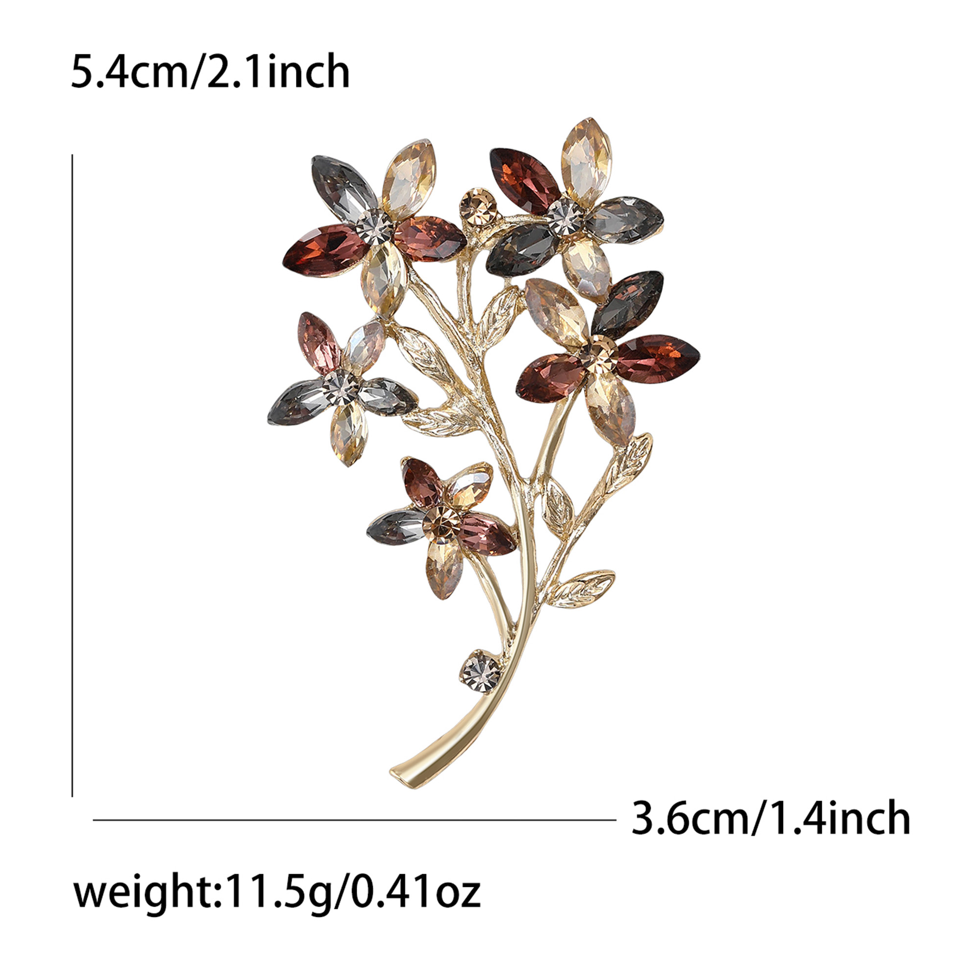 Beaut & Berry Роскошные броши  – обзор и цена Women Accessories Bouquet